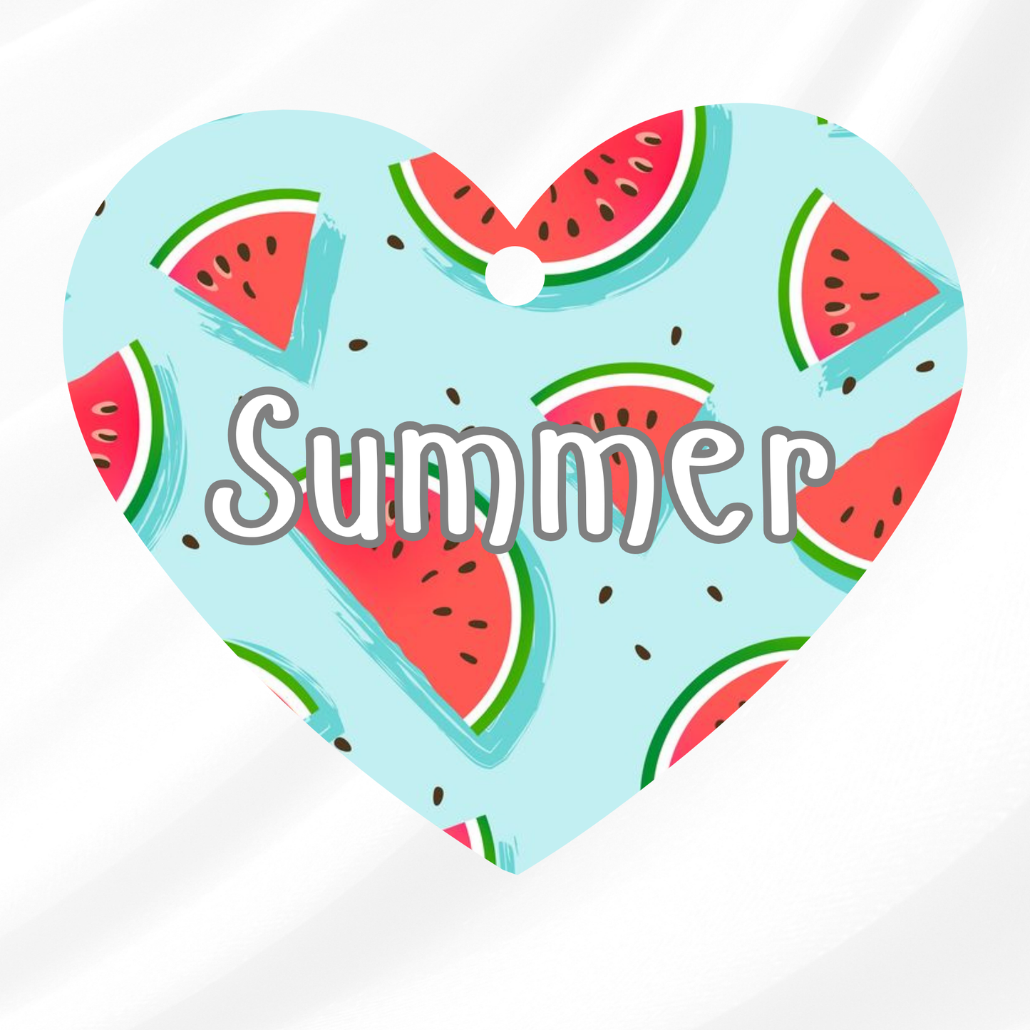 Watermelon Slice Pet ID Tag