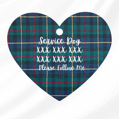 Tartan Times Pet ID Tag