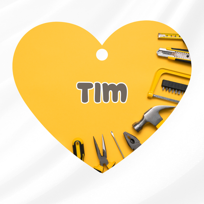 Tool Man Pet ID Tag