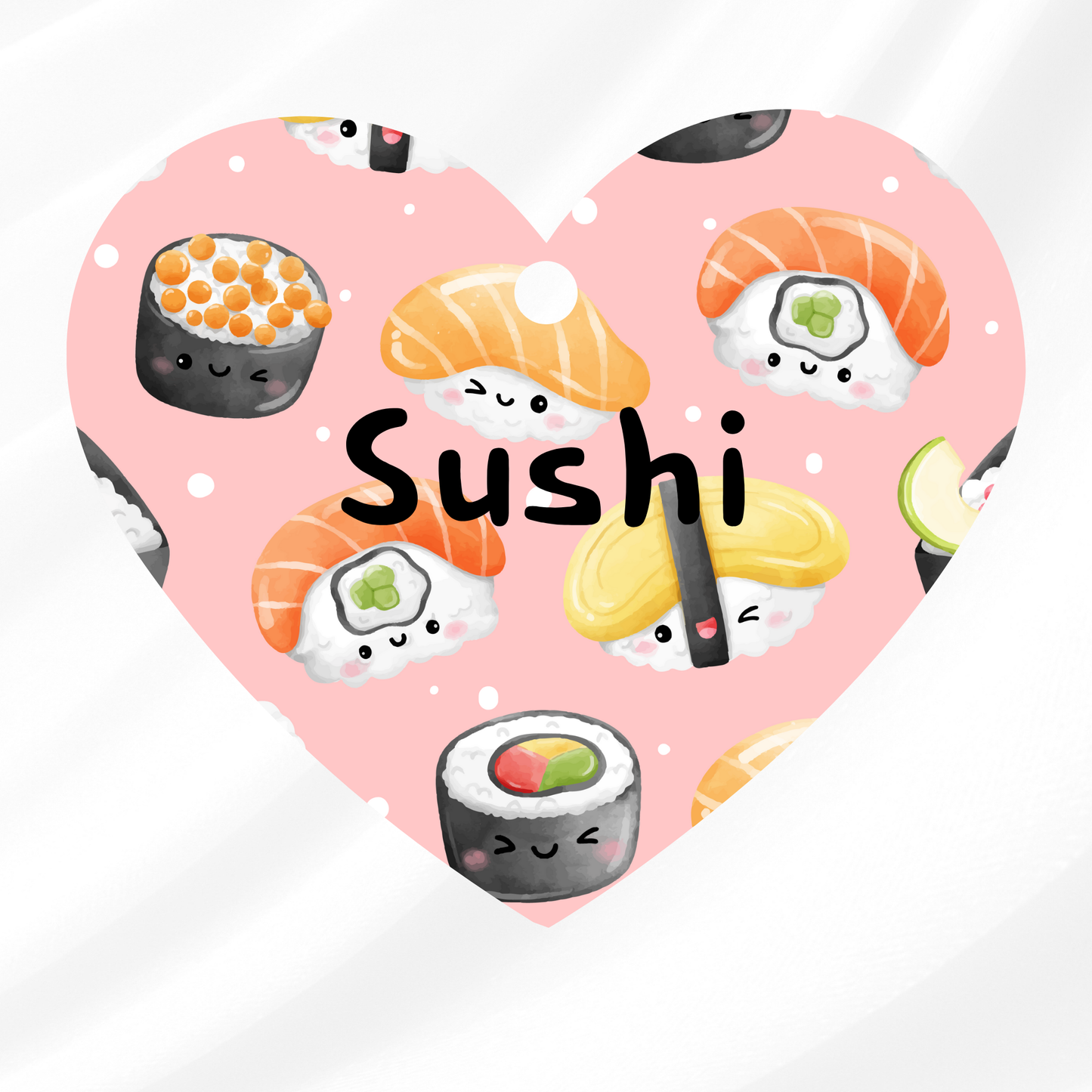 Pink Sushi Pet ID Tag