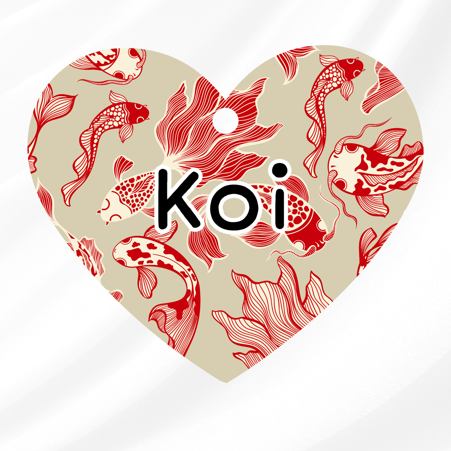 Koi Pet ID Tag